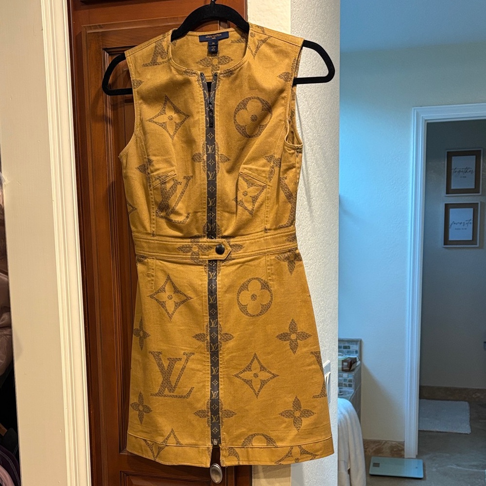Louis Vuitton Monogram Sleeveless Mini Dress